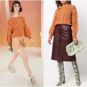 Ulla Johnson Caterina Sweater Pullover Cable Knit Size Small